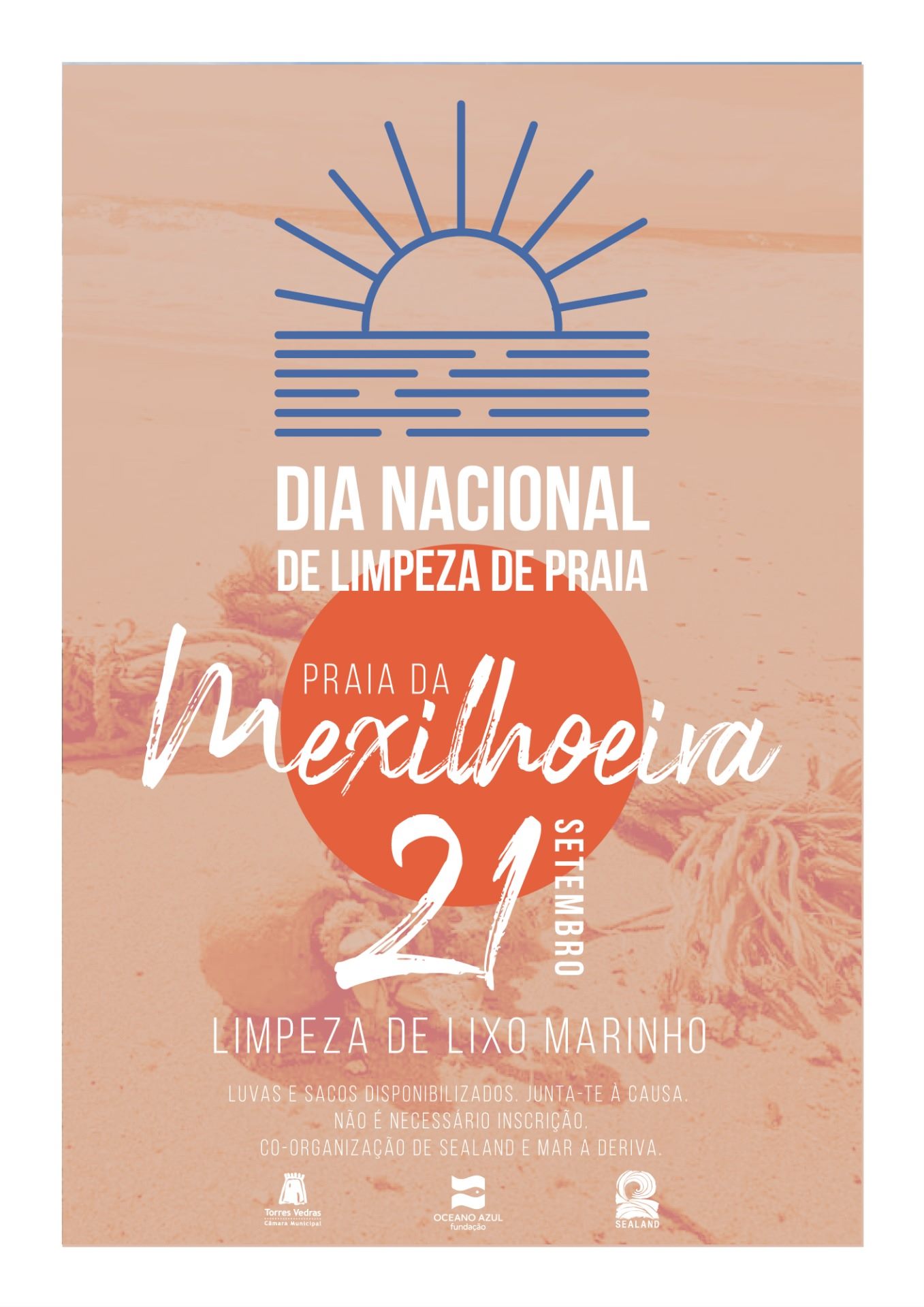 Dia Nacional de Limpeza de Praia em Sta. Cruz